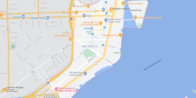 خريطة Brickell ميامي