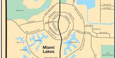 خريطة Miami lakes