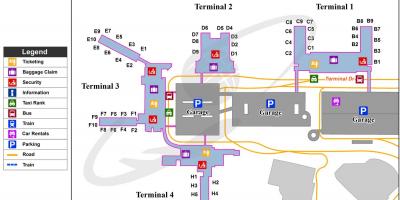 فورت لودرديل المطار وقوف السيارات خريطة