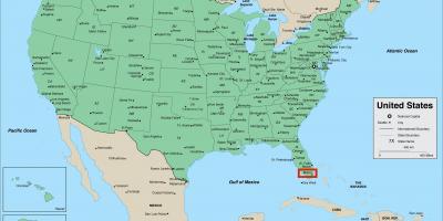 ميامي في الولايات المتحدة الأمريكية خريطة