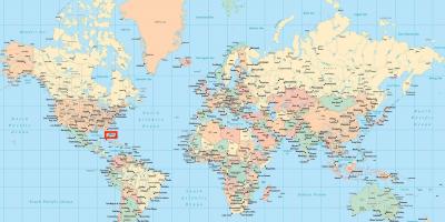 ميامي موقع في خريطة العالم